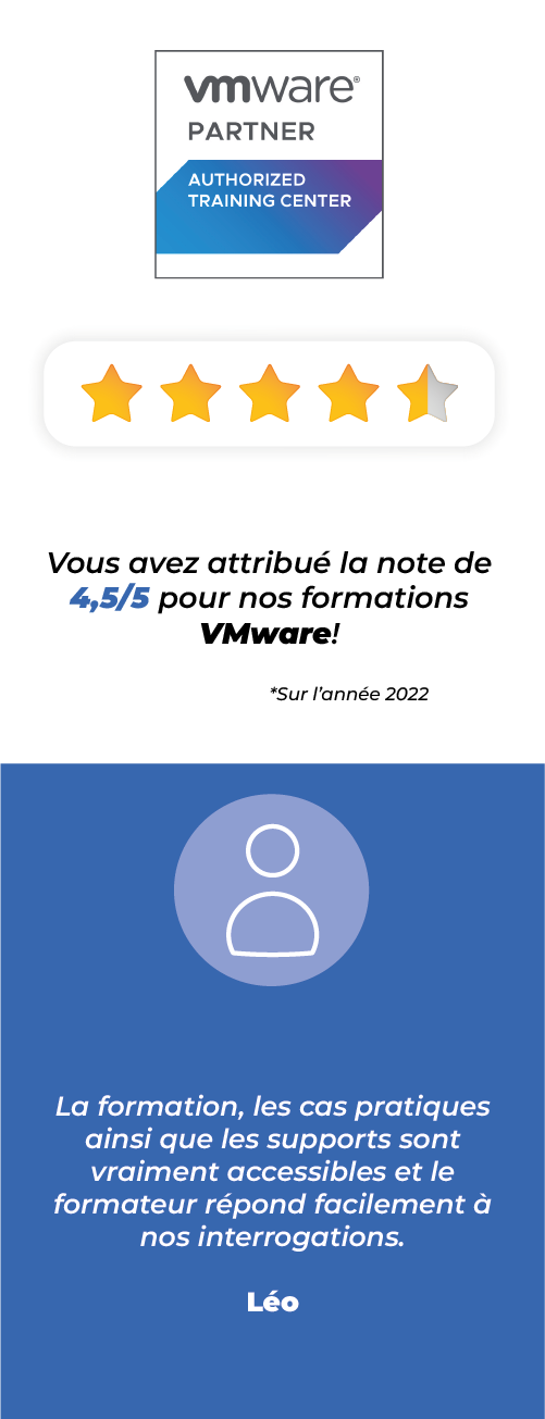 Satisfaction formations agréées VMware